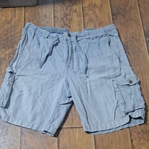 Tommy Bahama Light Gray Cargo Shorts